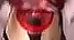 A single baleful red-eye stares out from a whoops no thats Jordan Petersons tie