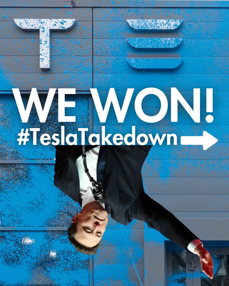 WE WON!
#TeslaTakedown