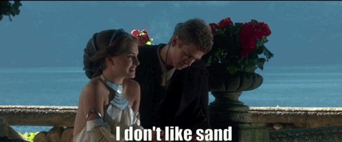 I don't like sand meme