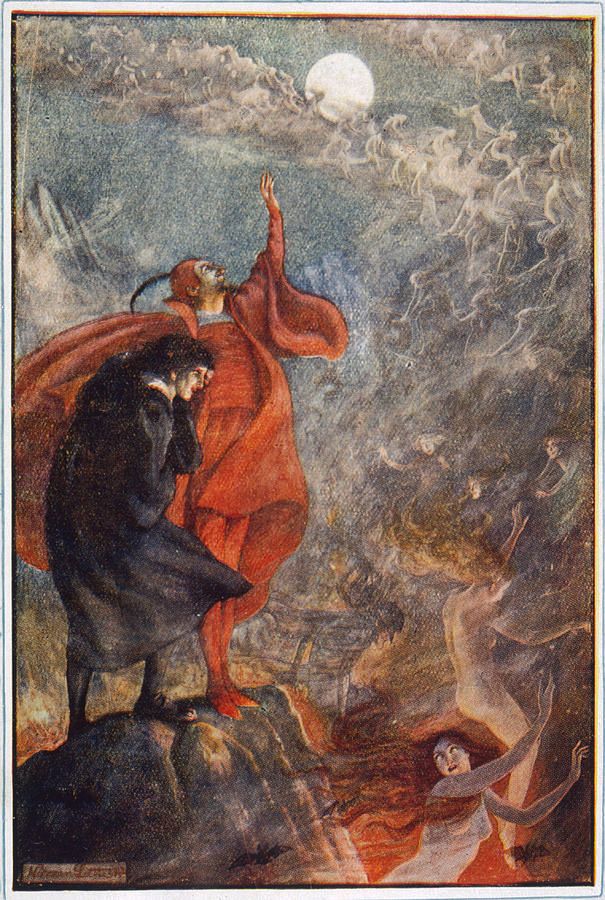 Faust and Mephistopheles.