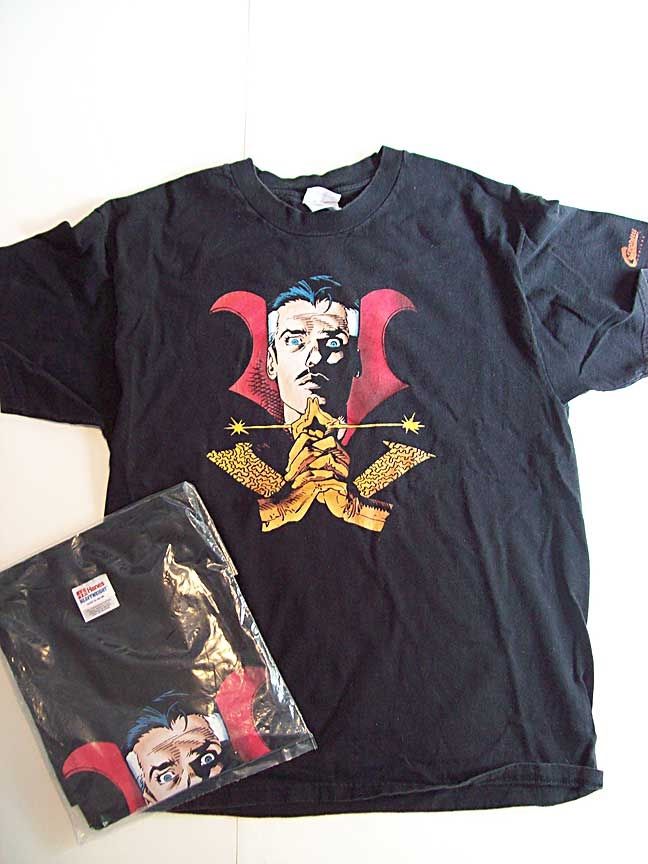 The shirt; one still inside the package is sealed permanently in my larger collection. 