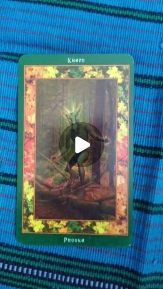 Rose Nicolle. on Instagram: "Fairy Ring card draw for July 5, 2024
Knave - Phooka. 
Don't work w the flaky person in your life. Working with the slow person is good, though. 
#meditation #meditations ...