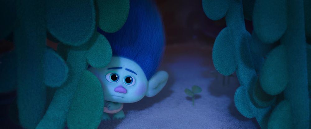 Baby Branch looking at the crowd, worried