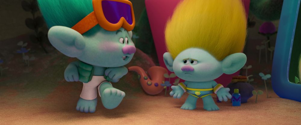 Young John Dory trying to hype Clay up about wearing embarrassing flashy underwear. Clay does not look happy.
