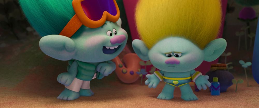 Young John Dory looks enthusiastic about the flashy underwear, Clay just looks sad.