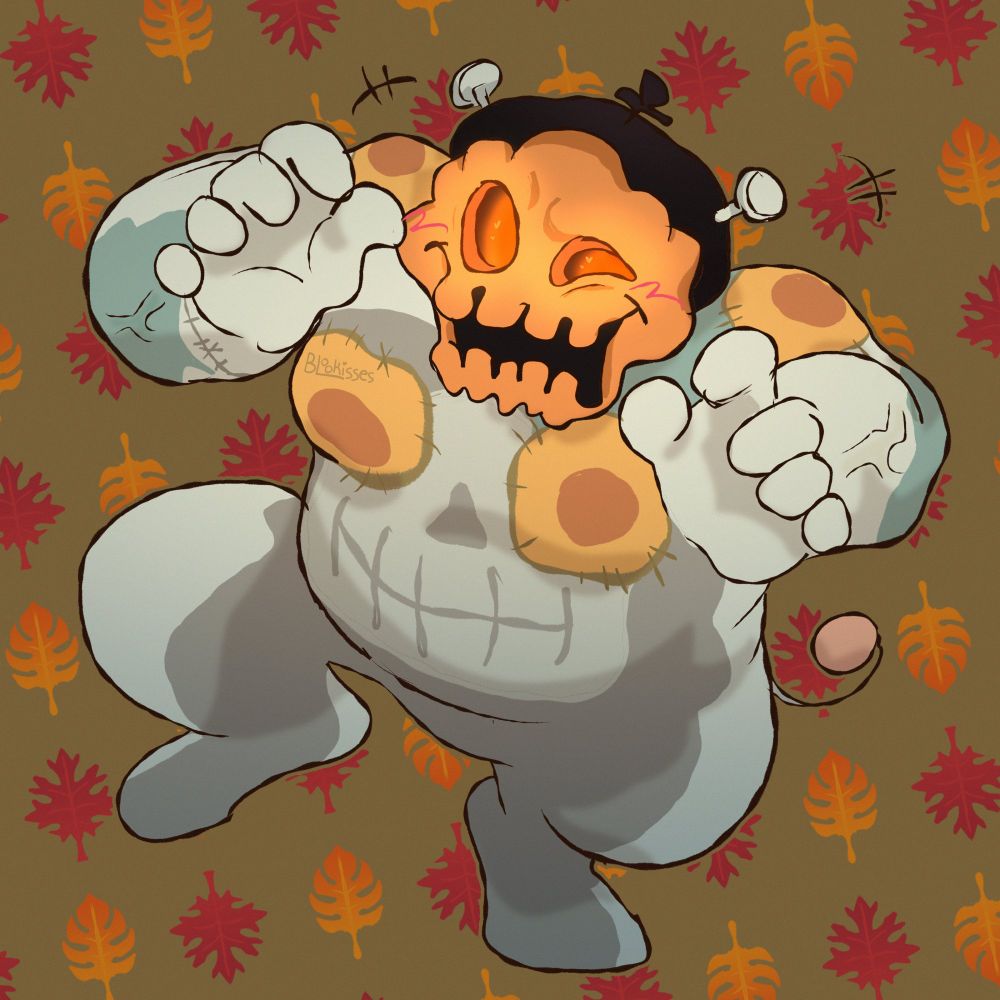 a drawing of jackenstein from deltarune chpater 4.