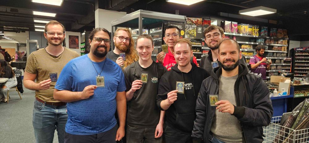 Top 8 photo at Dark Sphere PQ (left to right):
Alex Chitu
Shahmir Samee
Ed Cardall
Emlyn Ingram
Michael Tong
Joe Whetter
Matt Kenworthy
Francesco Giorgio