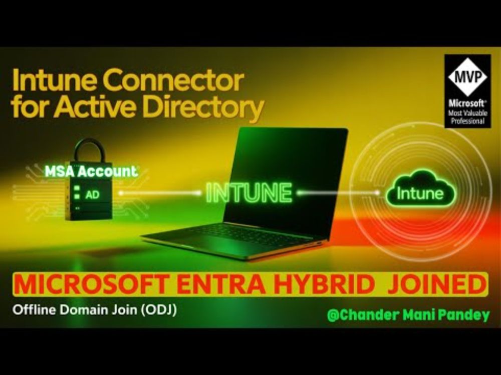 Intune Offline Domain Join (ODJ) Connector for Active Directory