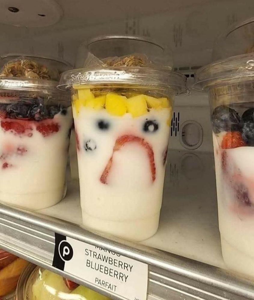 Unhappy parfait meme