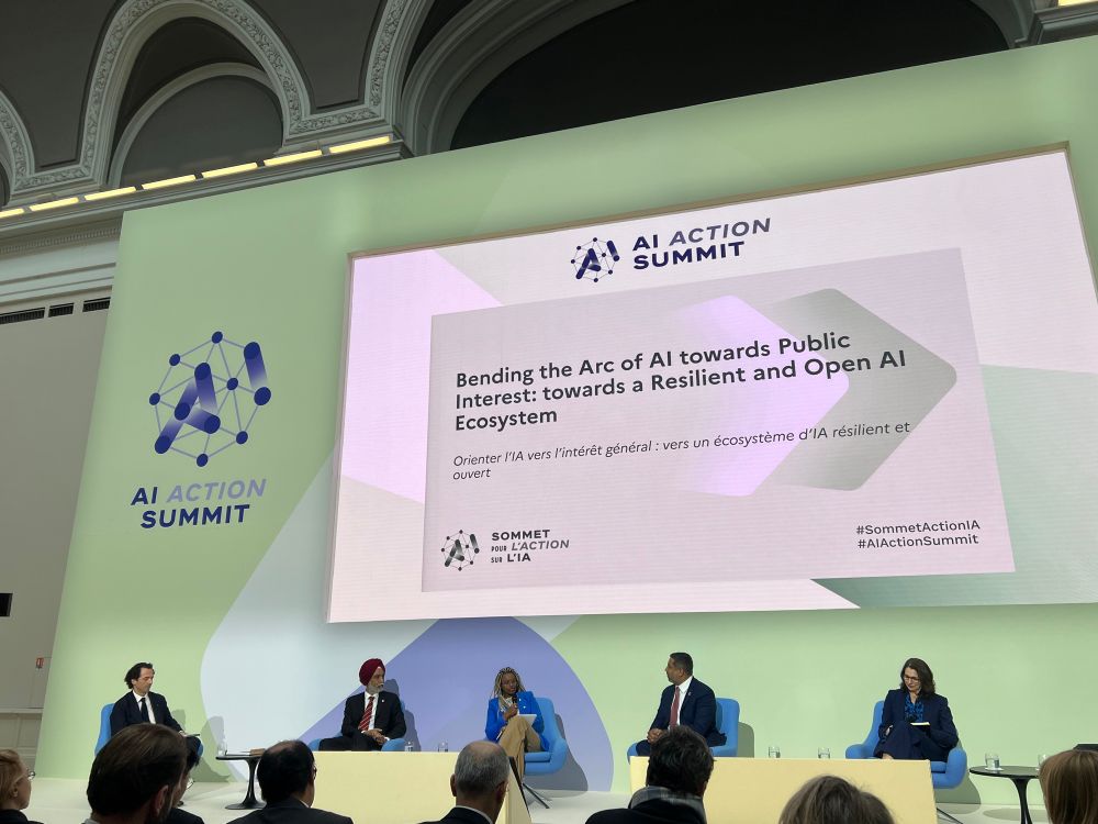 Session on Public Interest AI at the Paris AI Action Summit