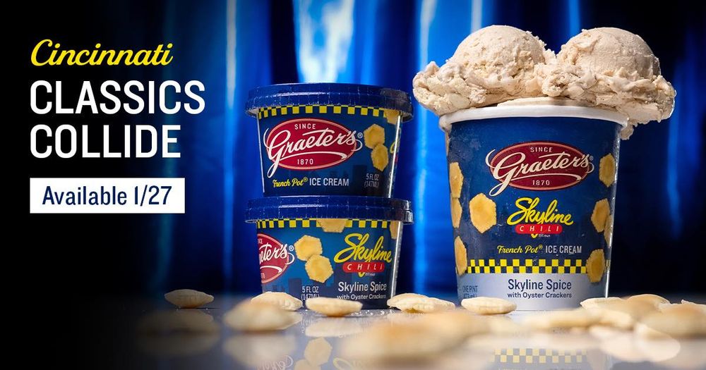 Skyline Chili and Graeters Ice Cream collaboration abomination