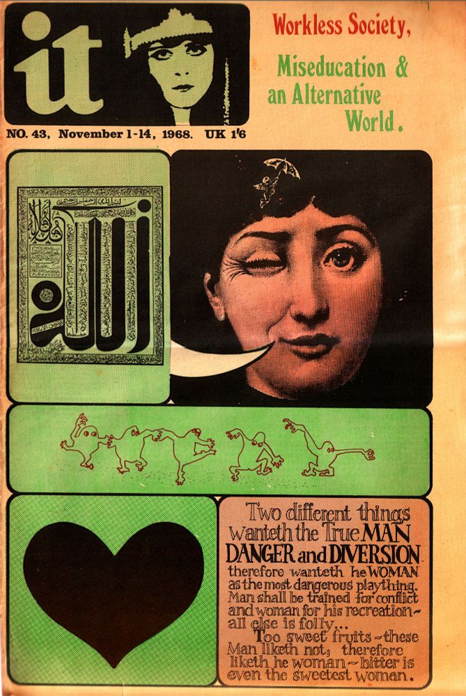 Front cover of November 1968 edition of International Times