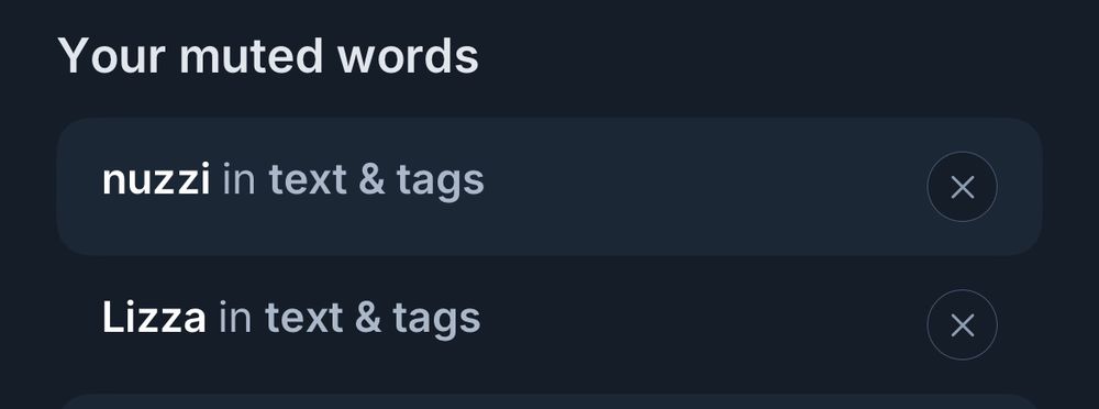 New muted words I just added: Nuzzi and Lizza