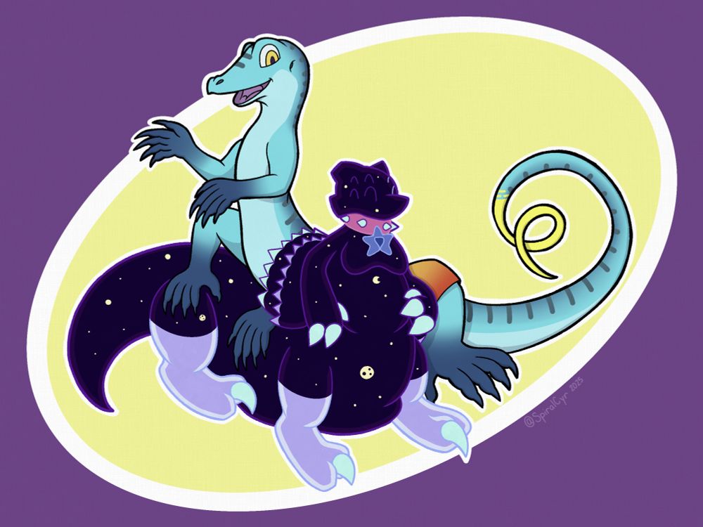 GoldQuiver's Zuli and Glass' Glass as taurs!