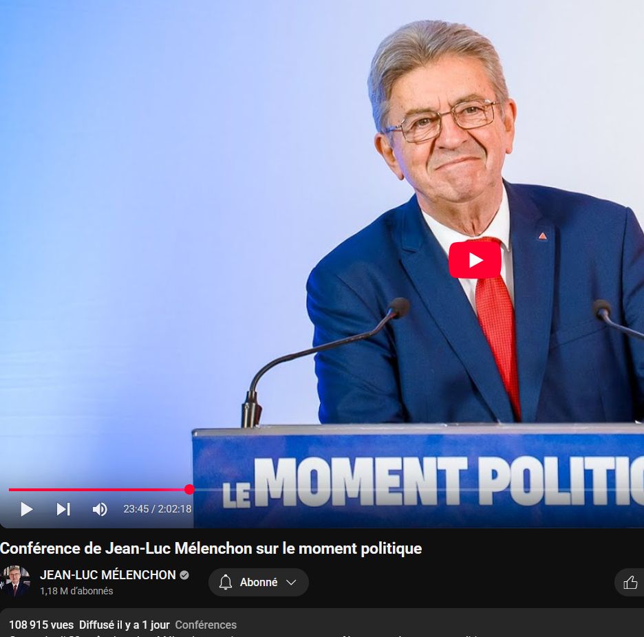 La grenouille qui veut se faire aussi grosse que le bœuf. Fauxcialiste de drauche qui veut Matignon : 4480 vues en 24h. LFI qui veut faire tomber Macron : 108 915 vues en 24h. Le peuple ne se trompe pas, il veux voir partir Macron et ne veux pas de Faure comme 1er ministre. C'est plus que clair.