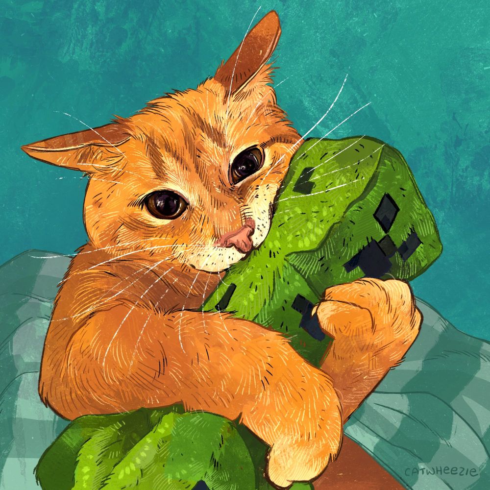 Art of a domestic_cat by catwheezie. Sourced from e926.net
