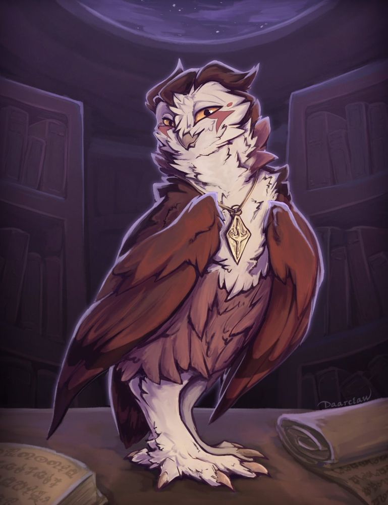 Art of a bird by daarclaw. Sourced from e926.net