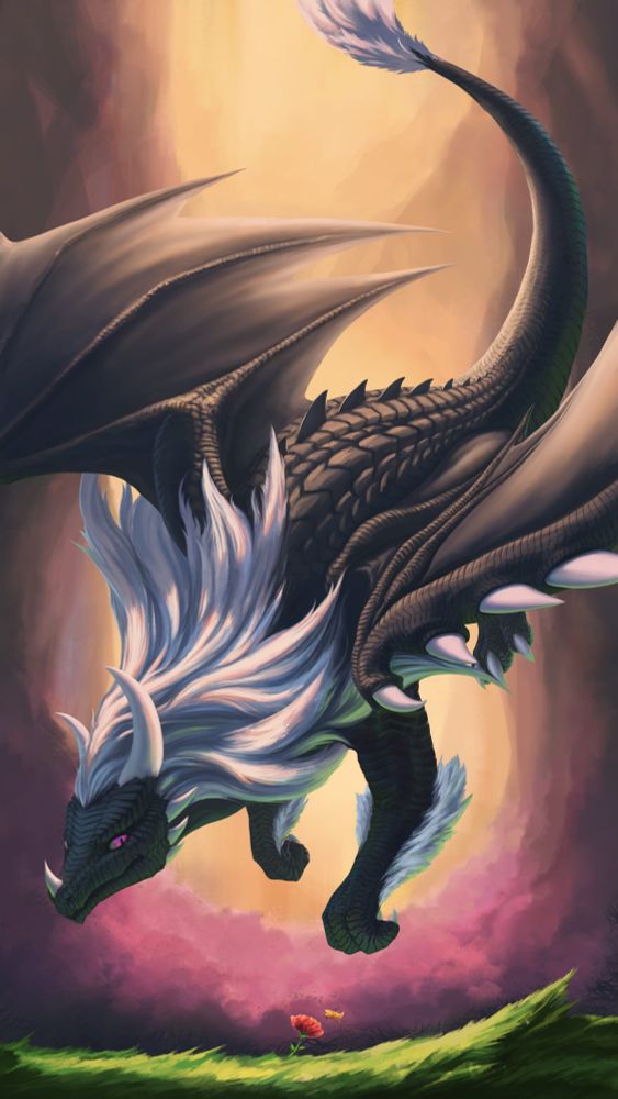 Art of a western_dragon by linchen. Sourced from e926.net