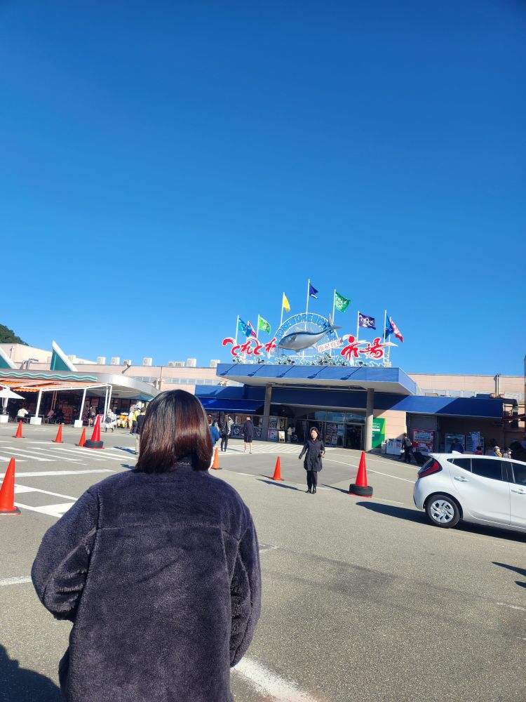 とれとれ市場に向かう16歳