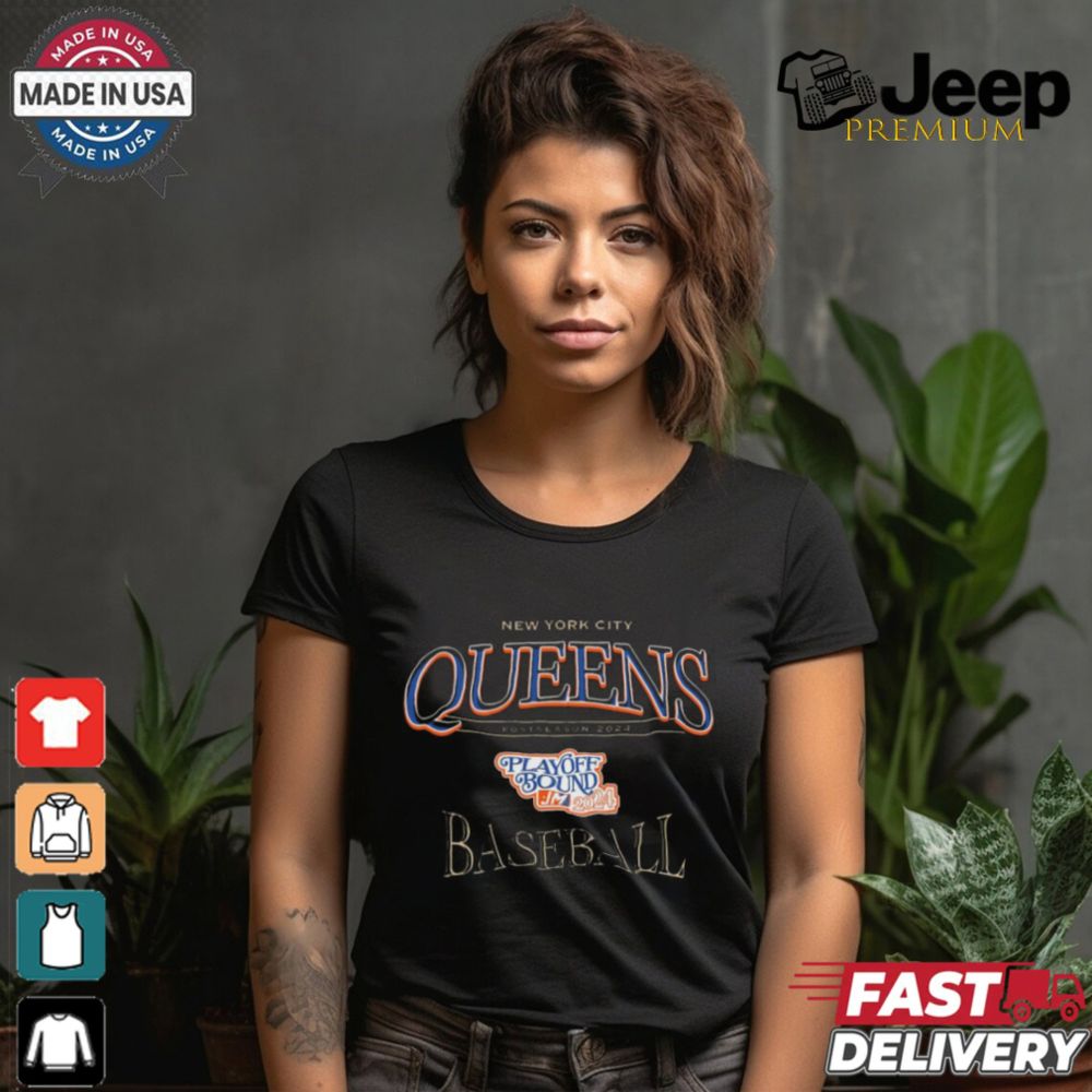 New York Mets October New York City Queens Postseason 2024 Playoff Bound Baseball t shirt, hoodie, sweater, long sleeve and tank top