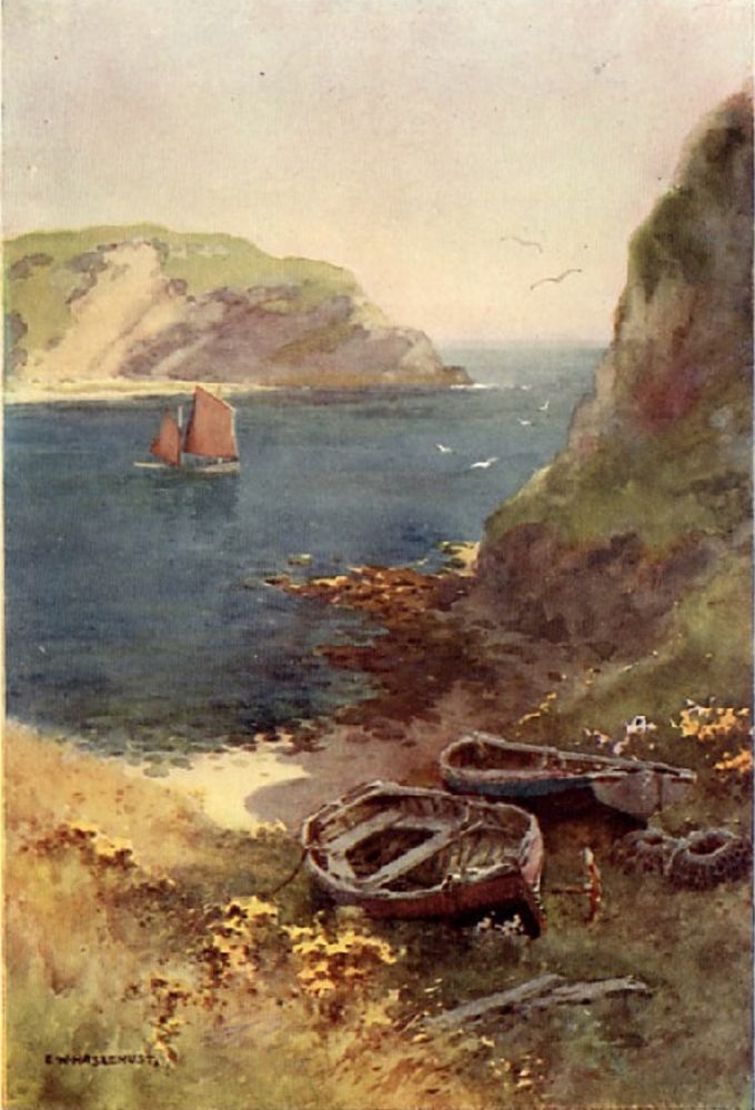 Lulworth cove, Dorset
Ernest Haslehust 
ca.1920 