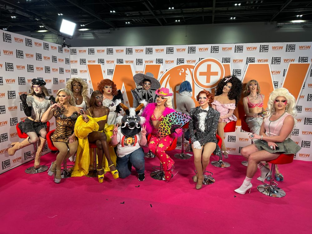 Me in Fursuit with the cast of Rupauls Drag Race Season 17