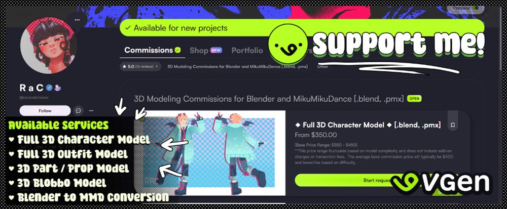 RaC's VGen commission promotion
