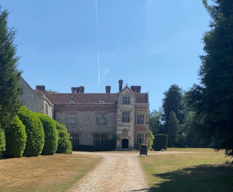 Image of the path leading to Chawton House from my visit there last summer