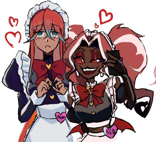 ヴェルヴェットとオリキャラ（夢主）のメイド