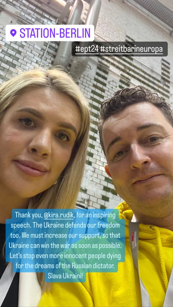 Kira Rudik and Daniel Protzmann