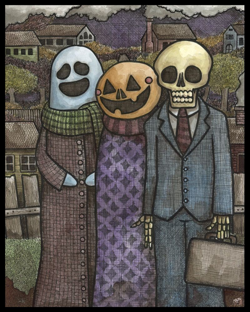 I gotta say, this is one of my favorite paintings that I’ve made in a while. Liking it so much means it’s doooooomed! :)