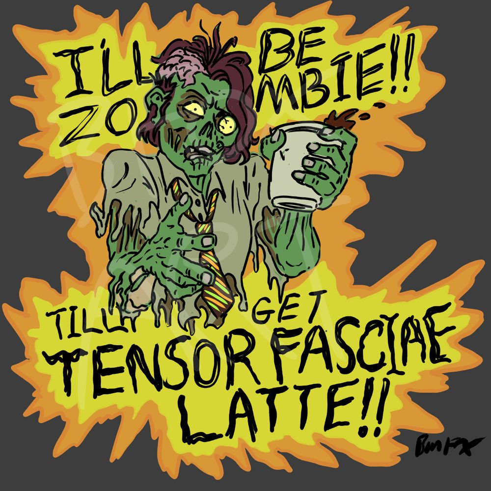 A zombie is a morning zombie till they get morning coffee