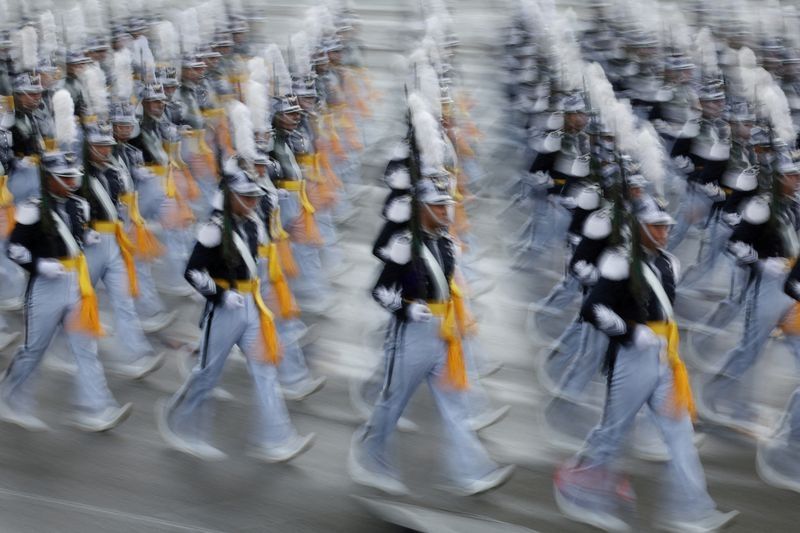 SEOUL (Reuters) -South Korea's military shrank by 20% in the past six years to 450,000 troops, largely due to a sharp drop in the population of males of enlistment age for mandatory service in the cou...
