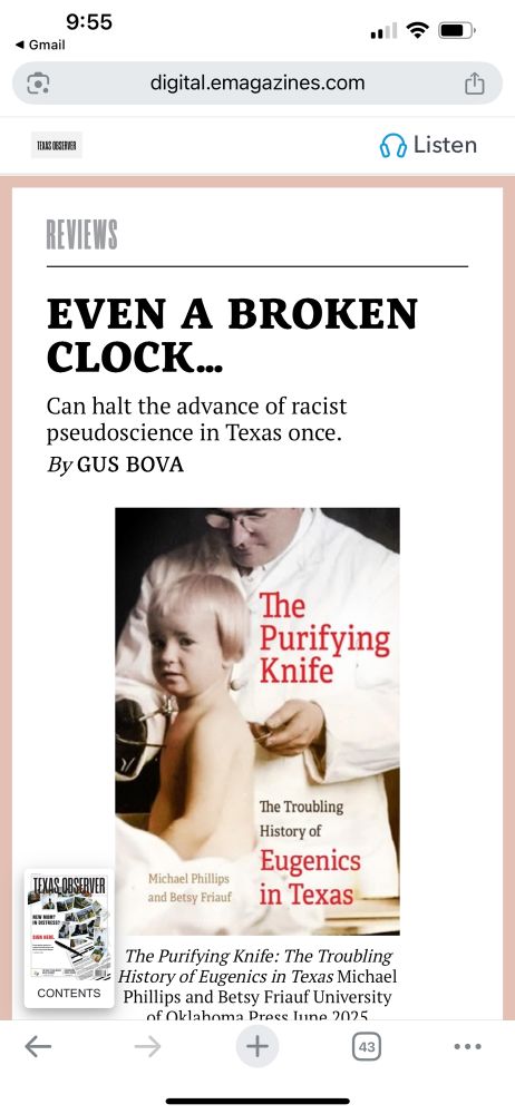 Part of a Texas Observer review of The Purifying Knife. 