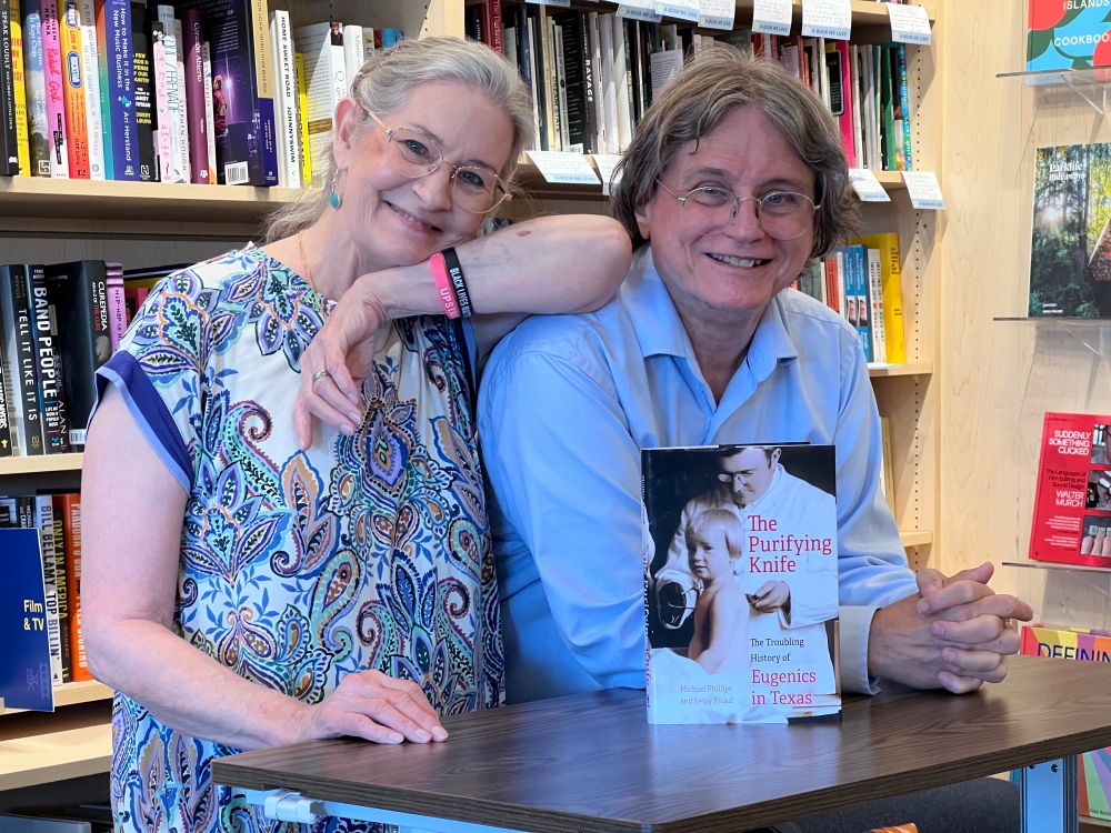 Betsy and I at our book signing event yesterday. 