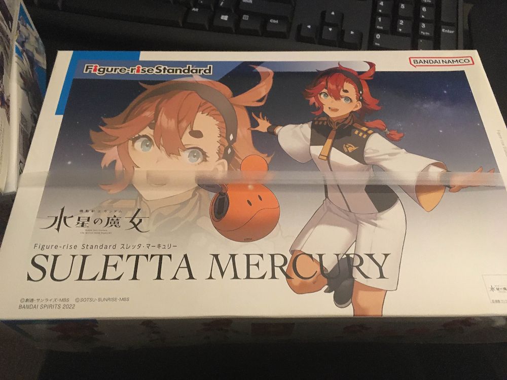 suletta mercury figure rise standard box