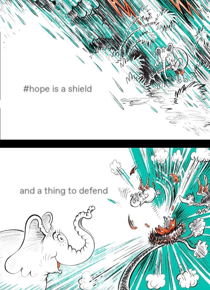 hope is a shield and a thing to defend