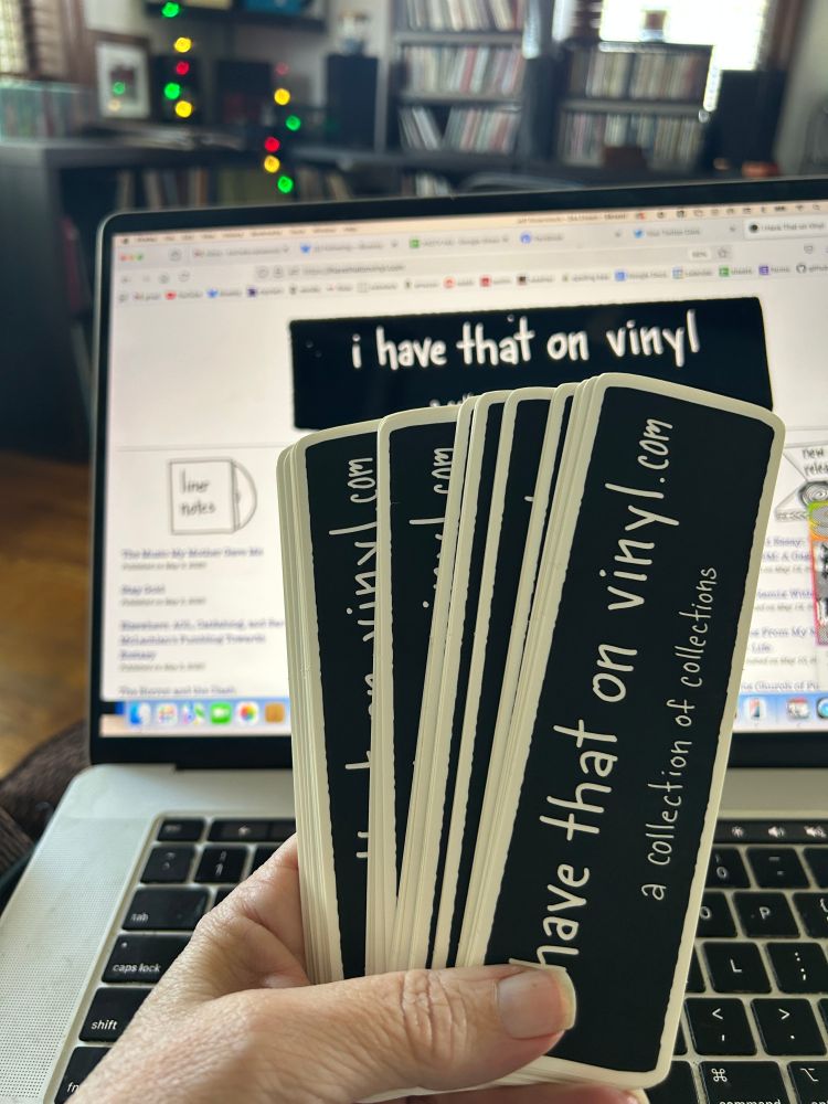 batch of I HAVE THAT ON VINYL stickers