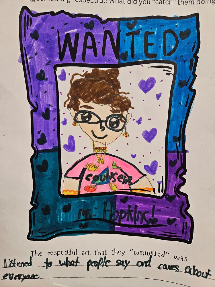 Arguably the most accurate representation, courtesy of a 5th grader.
"Listened to what people say and cares about everyone"