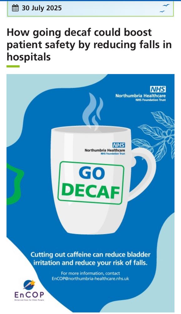 Go Decaf promotion poster 