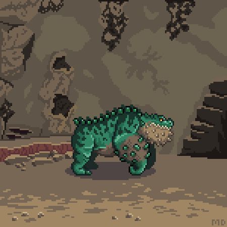 A Chatacabra monster from Monster Hunter Wilds