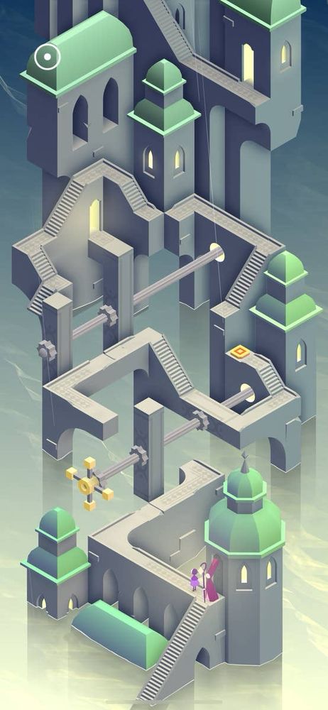 Screenshot of Monument Valley 3, from the Eurogamer review 