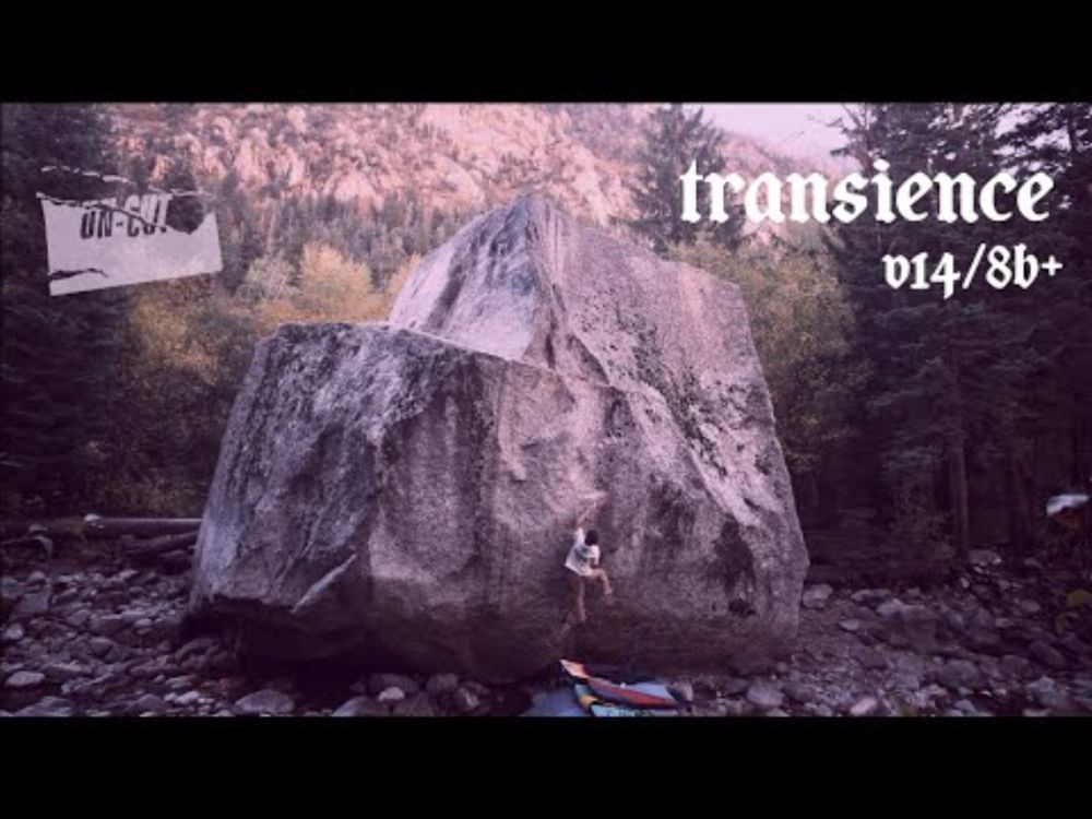 UNCUT: Adam Shahar - Transience (V14/8B+)