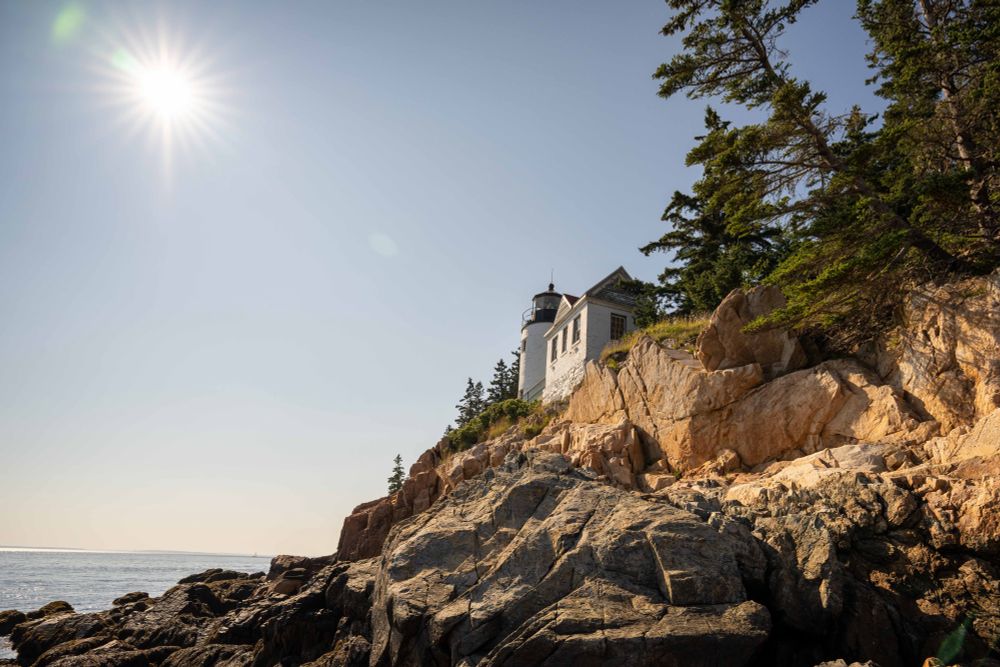 Bass Harbor Head Light Station in Tremont, Maine. 