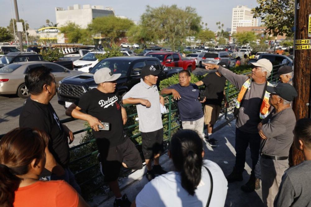 Border Patrol agents reportedly arrested 16 people at a Home Depot in Westlake on Wednesday. They utilized Penske trucks to carry out the arrests.