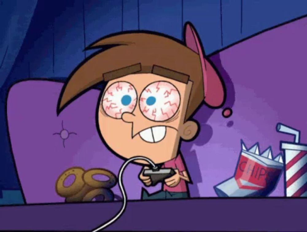 Gaming Timmy Turner GIF