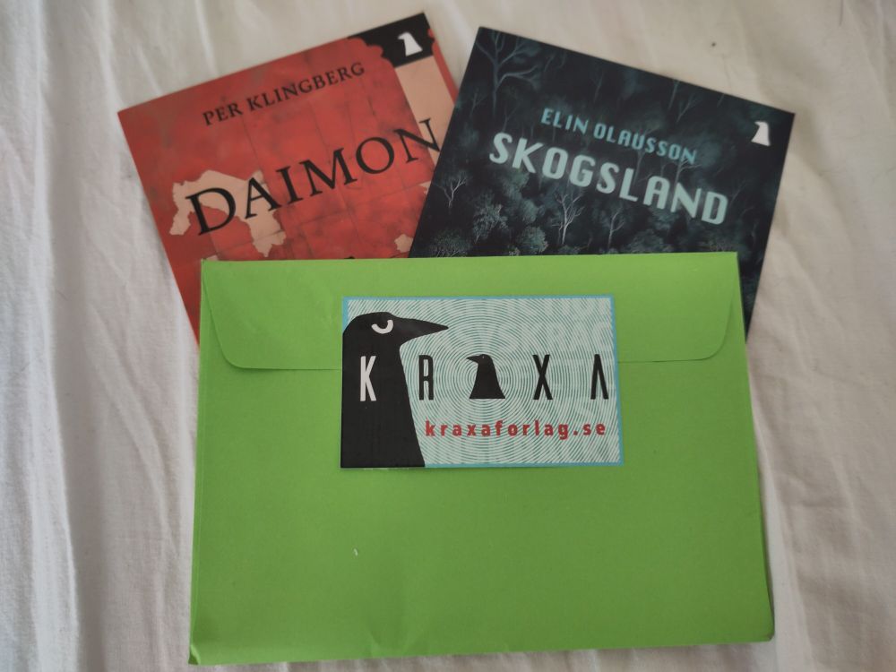 Två noveller och ett brev från Kraxa förlag