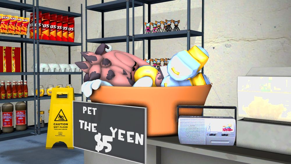 Done as a gift during a Zee stream. Will you pet the yeen for $5?