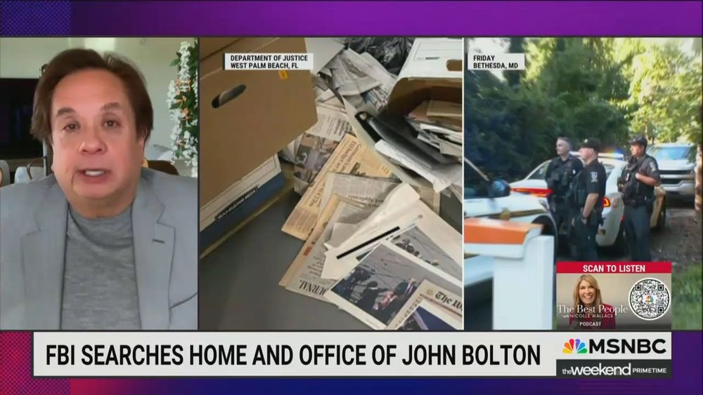George Conway Gives MSNBC an Explanation for Why and How He Was at John Bolton Raid