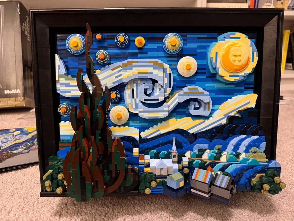 "The Starry Night" Lego set.